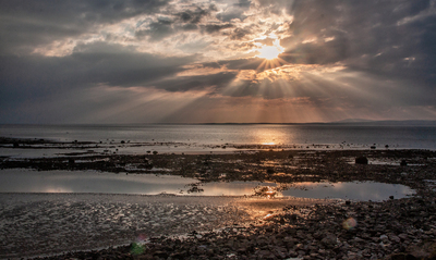 Evening Sun by Graham Dean - 3rd place, Seascapes