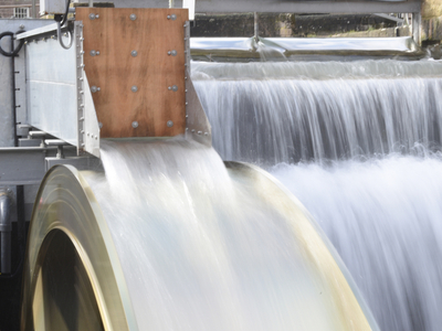 Cromford Mills water wheel