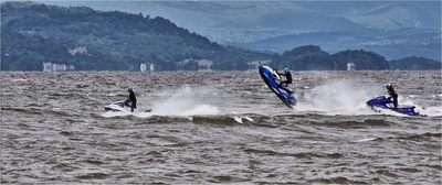 Jet Skiing Across the Bay - Fernley Stribling