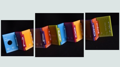 Triptych Ruler - Linda Knapper