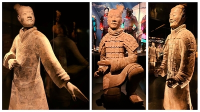 Three Terracotta Warriors - Clive Bond