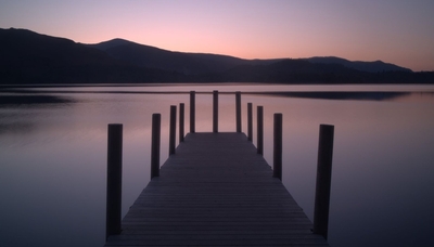 Ashness Landing at Sunset - Pat Hamer