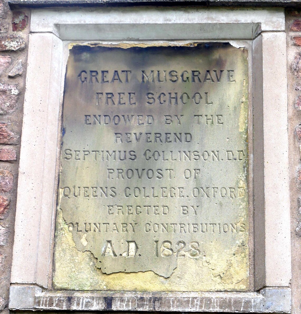 Musgrave School 1828