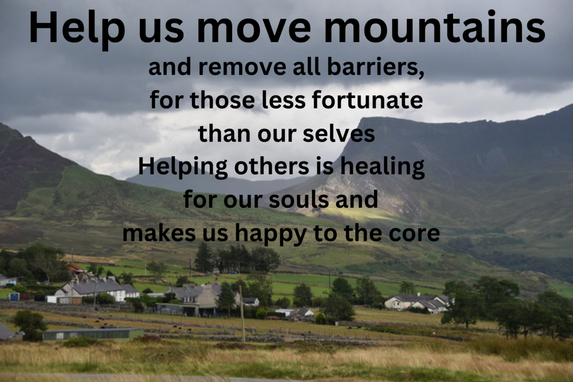 help us move mountains