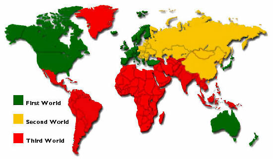 third world map