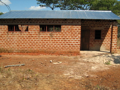 Grain storage shed