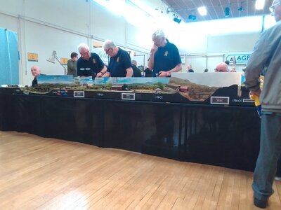 Members of team get ready for an operating sequence