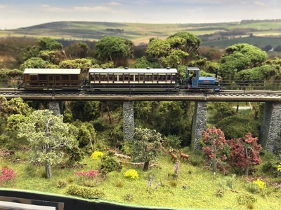 Quarry Hunslet ‘Britomart’ with Festiniog heritage stock