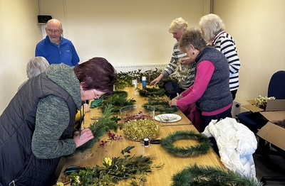 Wreath making 1