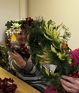Wreath making 4