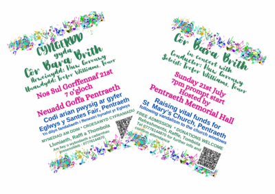 Côr Barabrith fundraiser for St Mary’s Church