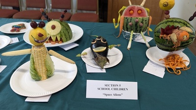 Section 5 "Space Aliens" by local school children