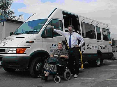 Richmond and Kingston Accessible Transport vehicle