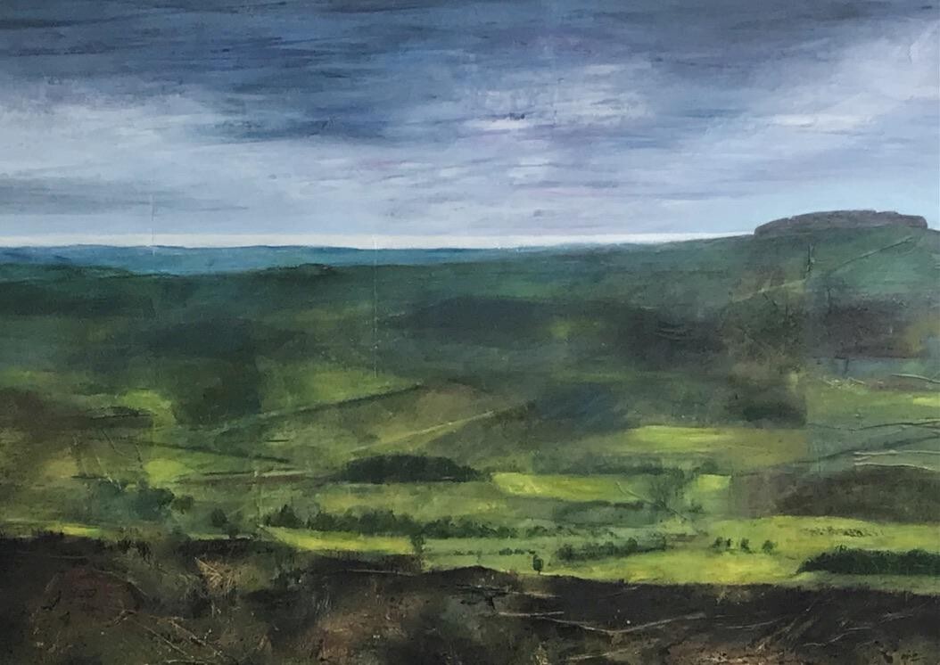 Beacon Fell, acrylic on wooden panel, 60cm x 80cm £190
