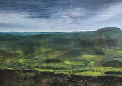 Beacon Fell, acrylic on wooden panel, 60cm x 80cm £190