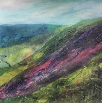 Fairsnape Fell, Acrylic on board, 50cm x 50cm £140  