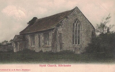 Stydd Church post marked 1906