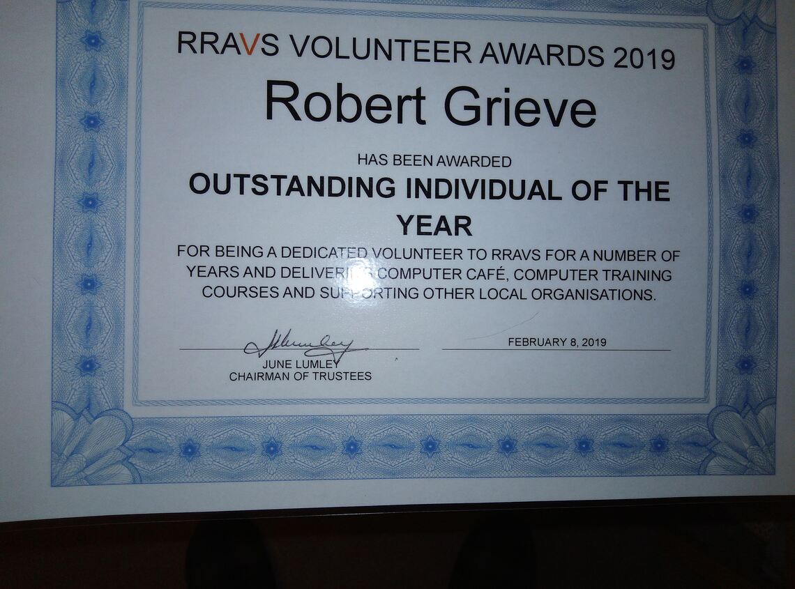 Volunteer Awards 2019