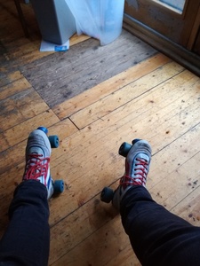Roller skating in the Hall