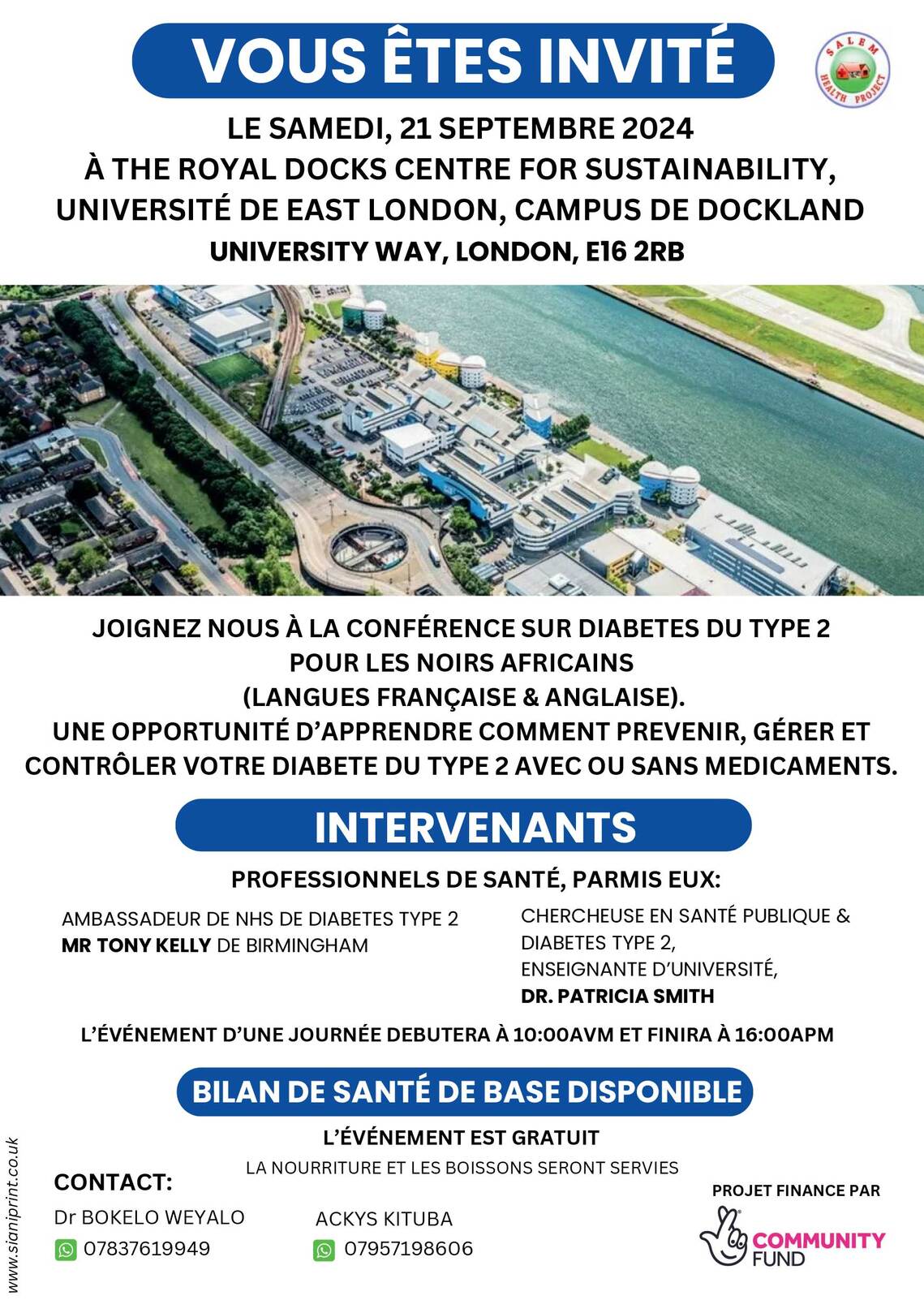 Diabetes flyers (french)