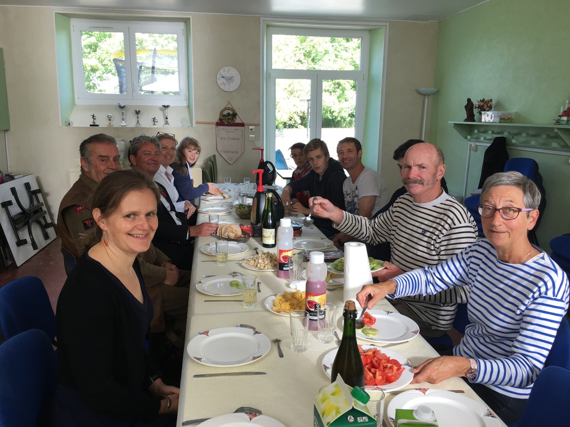 D-Day memorial meal at Fontaine-Henry