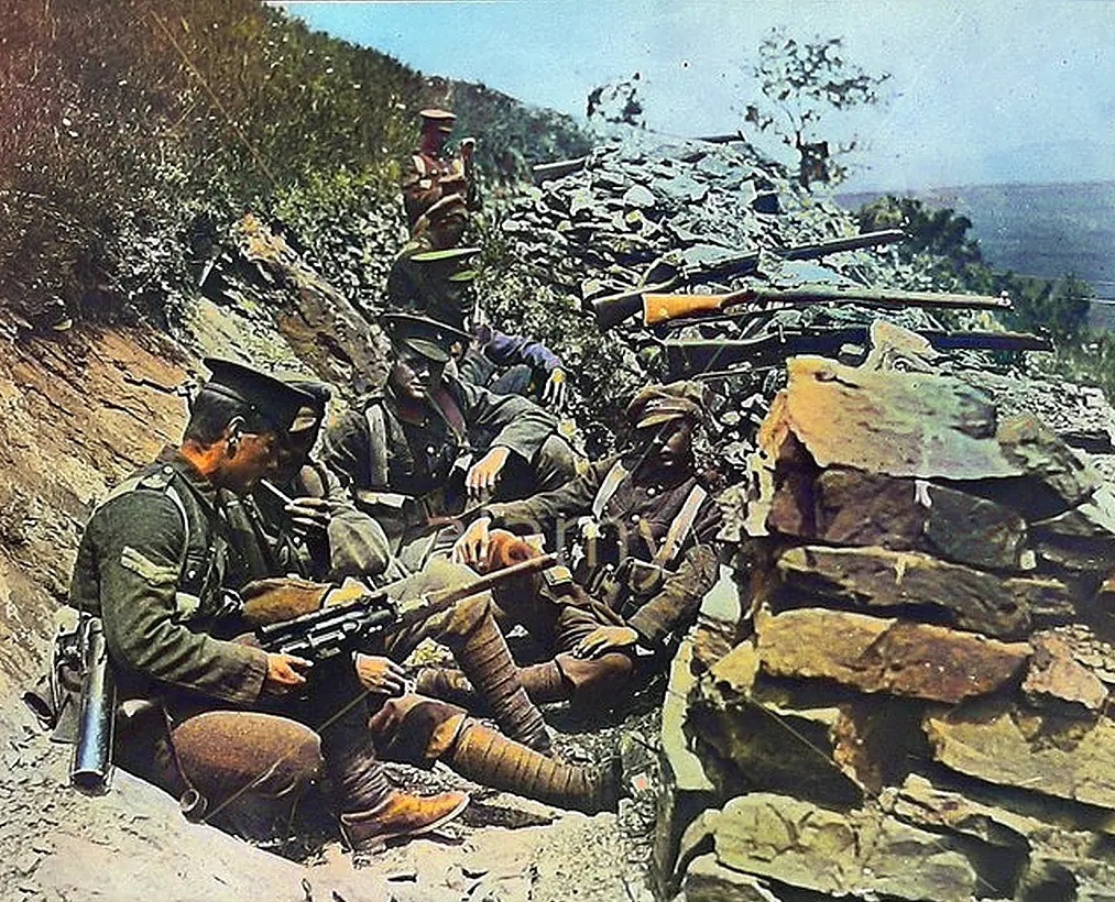 Soldiers in colour