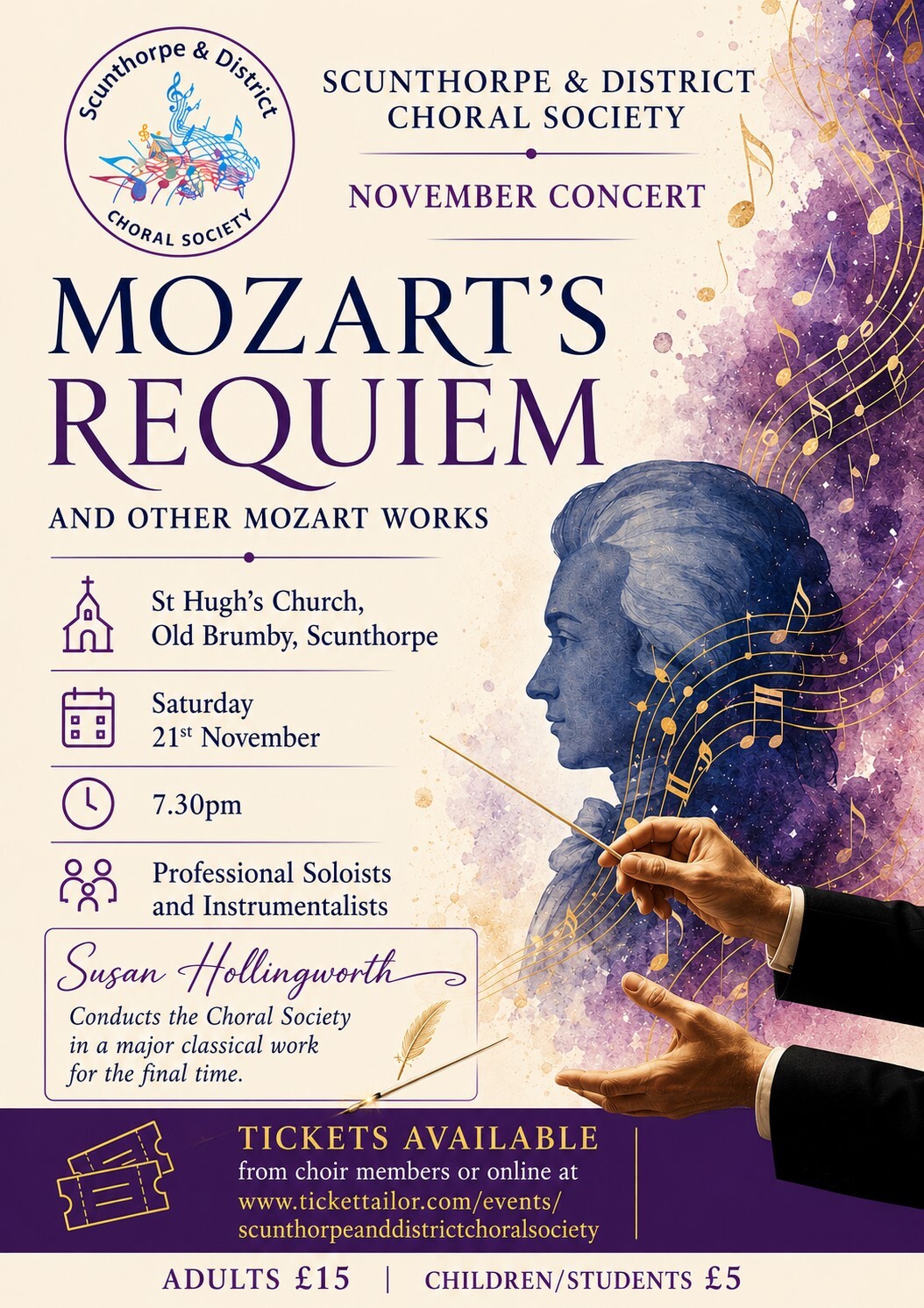 This is the poster for the November 2026 Mozart Concert