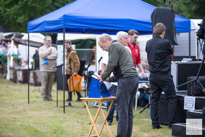 Our new South Hanningfield Ward Councillor Richard Cerson getting ready to call out the raffle 