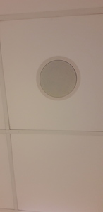 New Ceiling speakers with new PA System