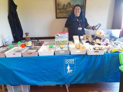 Raising money for Guide Dogs for the Blind