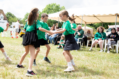 Irish dancing demonstrations from the Maureen Corr Irish Dancers