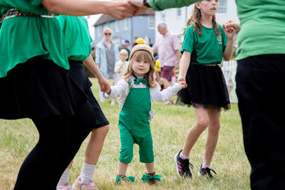 Irish dancing demonstrations from the Maureen Corr Irish Dancers