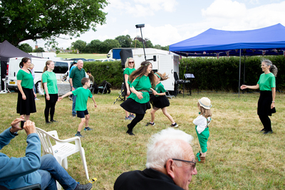 Irish dancing demonstrations from the Maureen Corr Irish Dancers