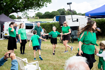 Irish dancing demonstrations from the Maureen Corr Irish Dancers