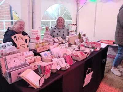 A selection of handmade items including tissue holders, fabric covered photo frames, decorated notepads, decoration from Joanne Harris - Crafty Jo's