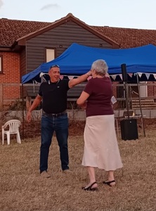 Mike & Irene enjoying a dance together