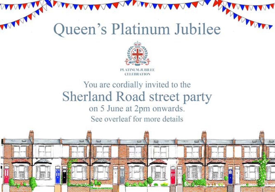 Invite to Party Queens Platinum Jubilee 2022