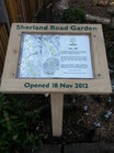 noticeboard for garden