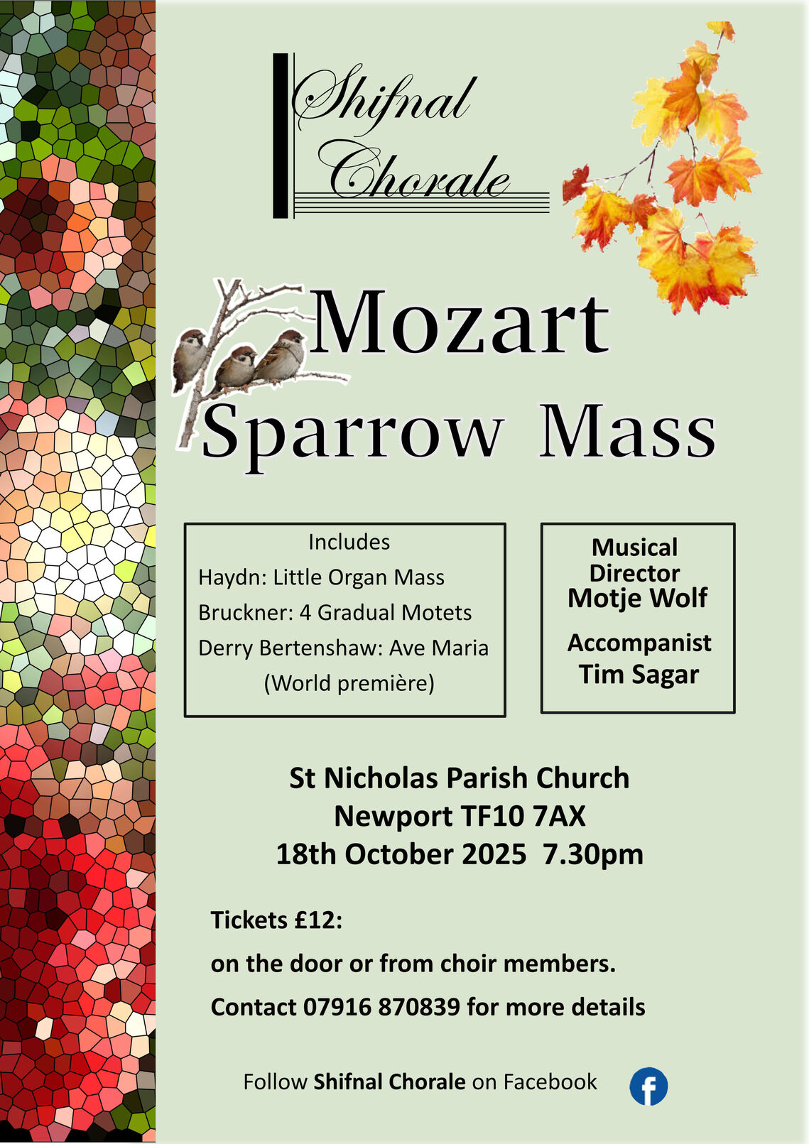 October 2025 Concert Poster