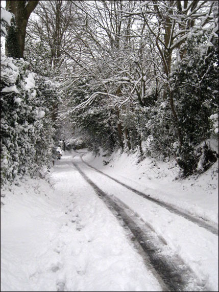 Winterin South Farnham framed