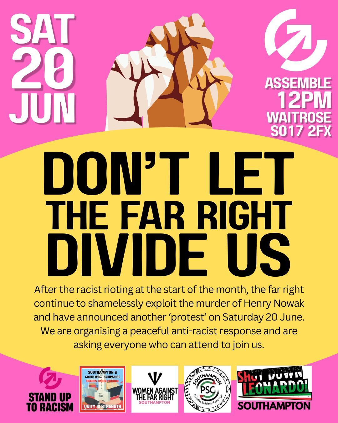 SSUTR June 20th Counter Protest