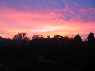 Sunset over Southminster