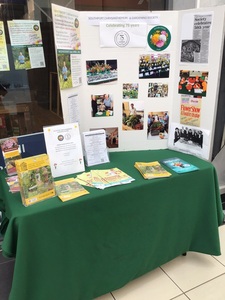 75th anniversary display