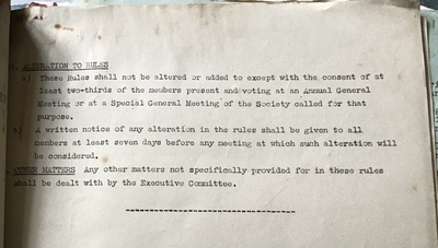 Meeting minutes rules