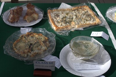 Spring Show 2026 A savoury item using courgette Class