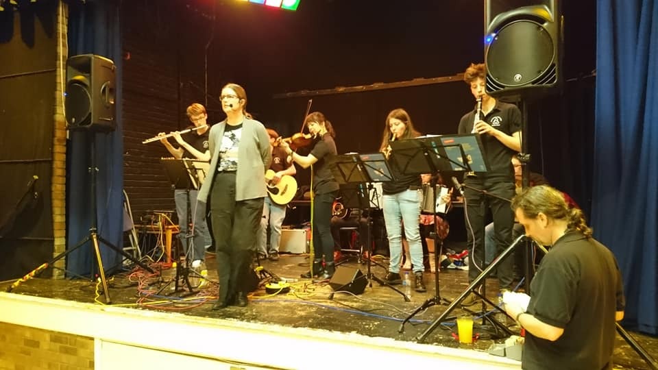 Ceilidh band at Haynes