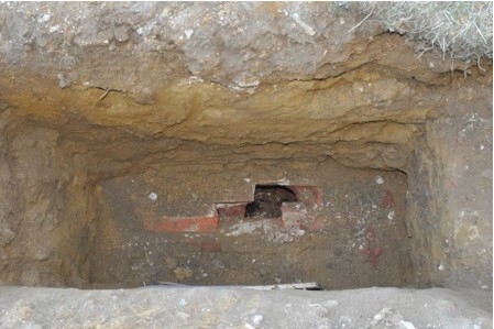 Double Arched Brick Crypt