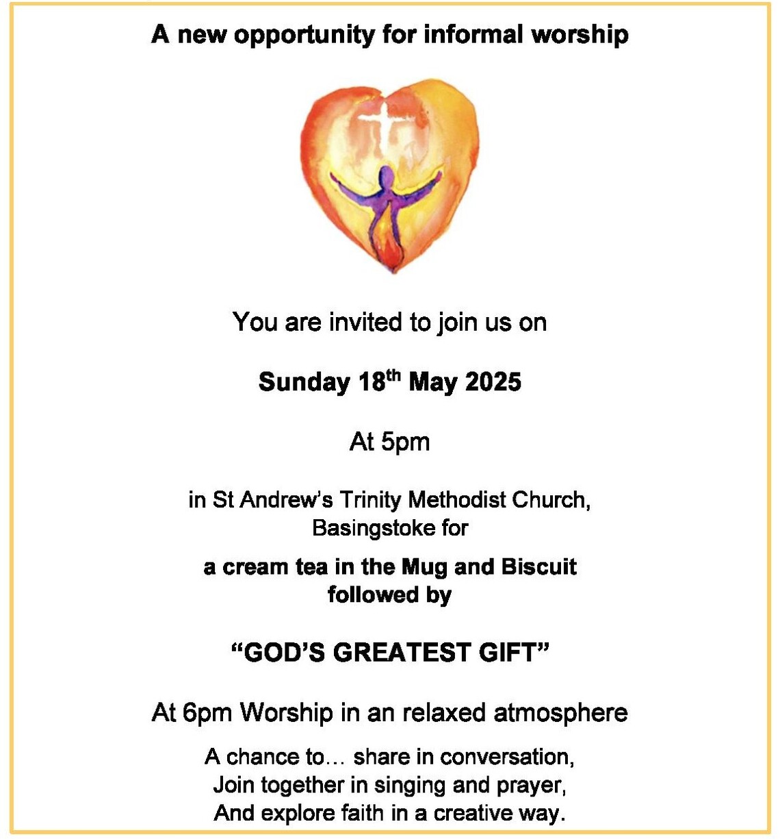 Informal Worship May 2025
