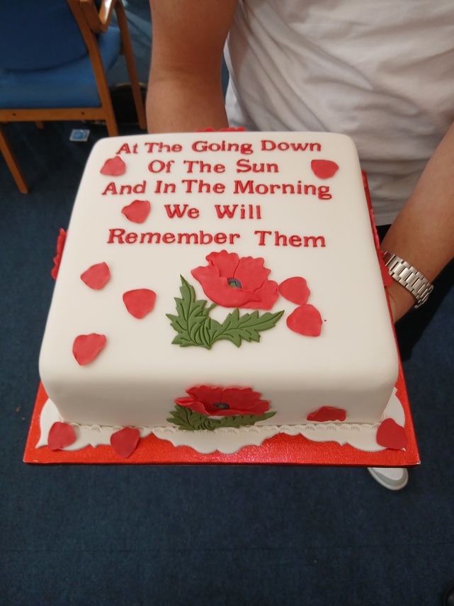 Remembrance Cake Nov 2025 
