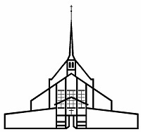 St Barnabas Church Epsom line drawing